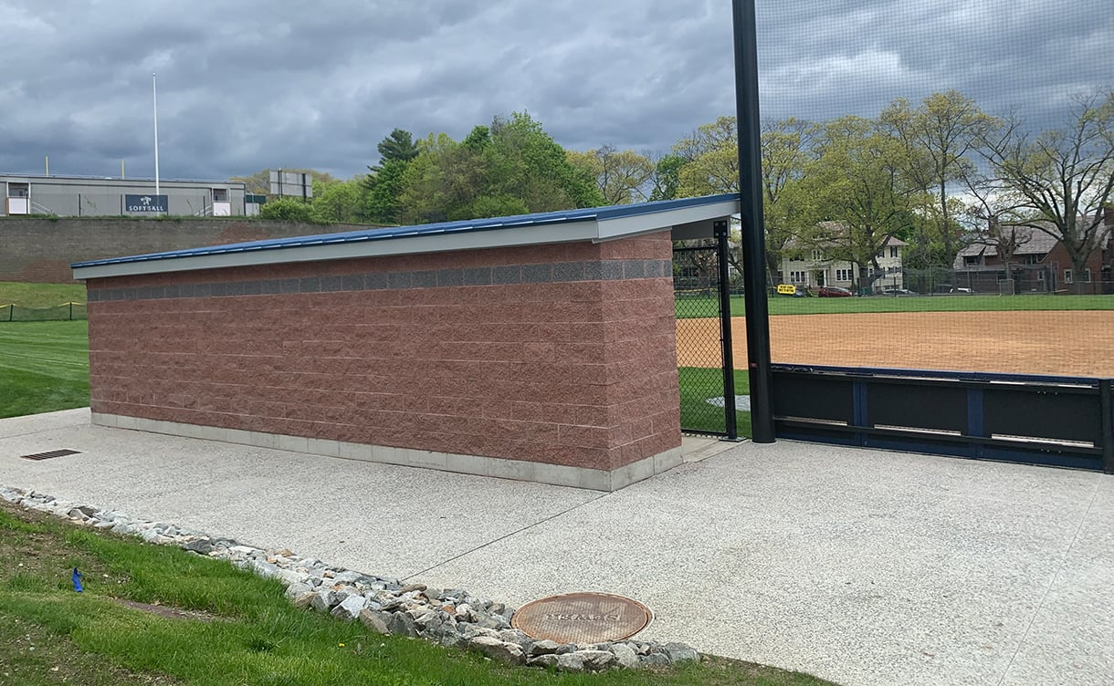 Moses Brown School Ball Field Dugout Remodel