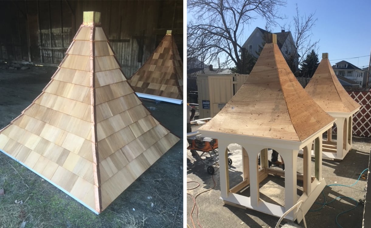 Town of Portsmouth Cupolas Rebuild